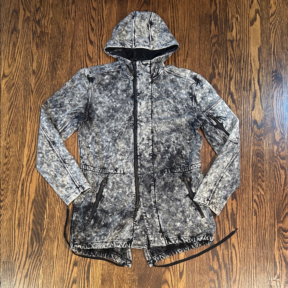 John Varvatos Acid Washed Hoodie